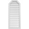 Ekena Millwork Octagonal Top Surface Mount PVC Gable Vent w/ 2"W x 1-1/2"P Brickmould Frame, 18"W x 42"H GVPOT18X4202SN - alternate 1